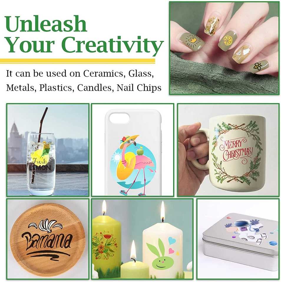 Koala Premium Waterslide Decal Transfer Paper LASER CLEAR 20 Sheets 8.5x11 USA - Image 4 of 4