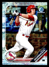 2019 Bowman Chrome Mega Box Nolan Gorman Mojo Refractor #BCP-60 - Cardinals