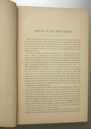 J. Stuart Mill A System of Logic 1884 Harper & Bros VG - Picture 2 of 8