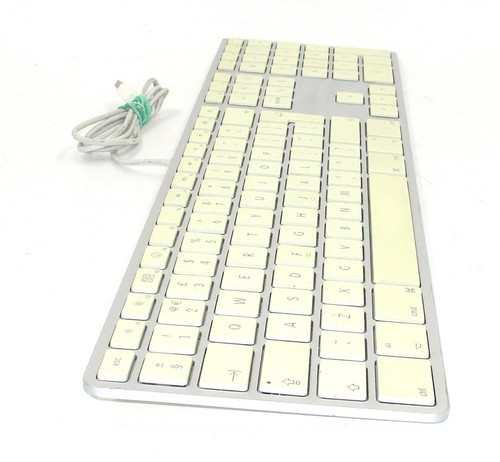 Original Apple Extended Keyboard A1243 USB kabelgebunden UK + Ziffernblock GRATIS 24Hr - Bild 4 von 6