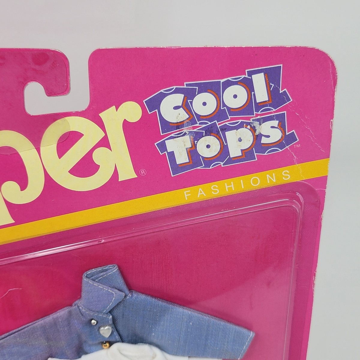 VINTAGE 1989 MATTEL BARBIE SKIPPER COOL TOPS CLOTHING OUTFIT