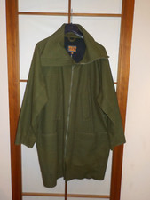 W.&L.T. W&LT Walter van Beirendonck Filz-Mantel Lodenmantel Hunter Forest Green