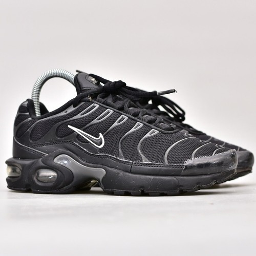 NIKE AIR MAX PLUS GS TN JUGENDSCHUHE GRÖSSE 4,5Y LAUFEN PLATIN SCHWARZ DAMEN 5,5 - Bild 9 von 9