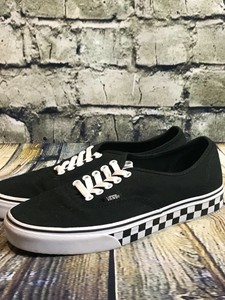 vans authentic black size 8