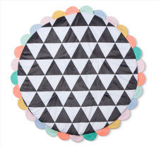 Activity Circle Playmat Geo Bright Cloud Island Performance Gray Black White
