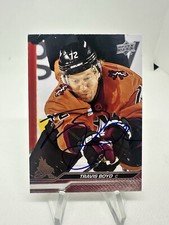 Travis Boyd Signed Autograph 2023-24 Upper Deck Card #262 Coyotes Wild Capitals