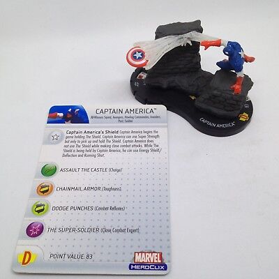 Heroclix Captain America set Ursa Major #044 Rare figure w//card!