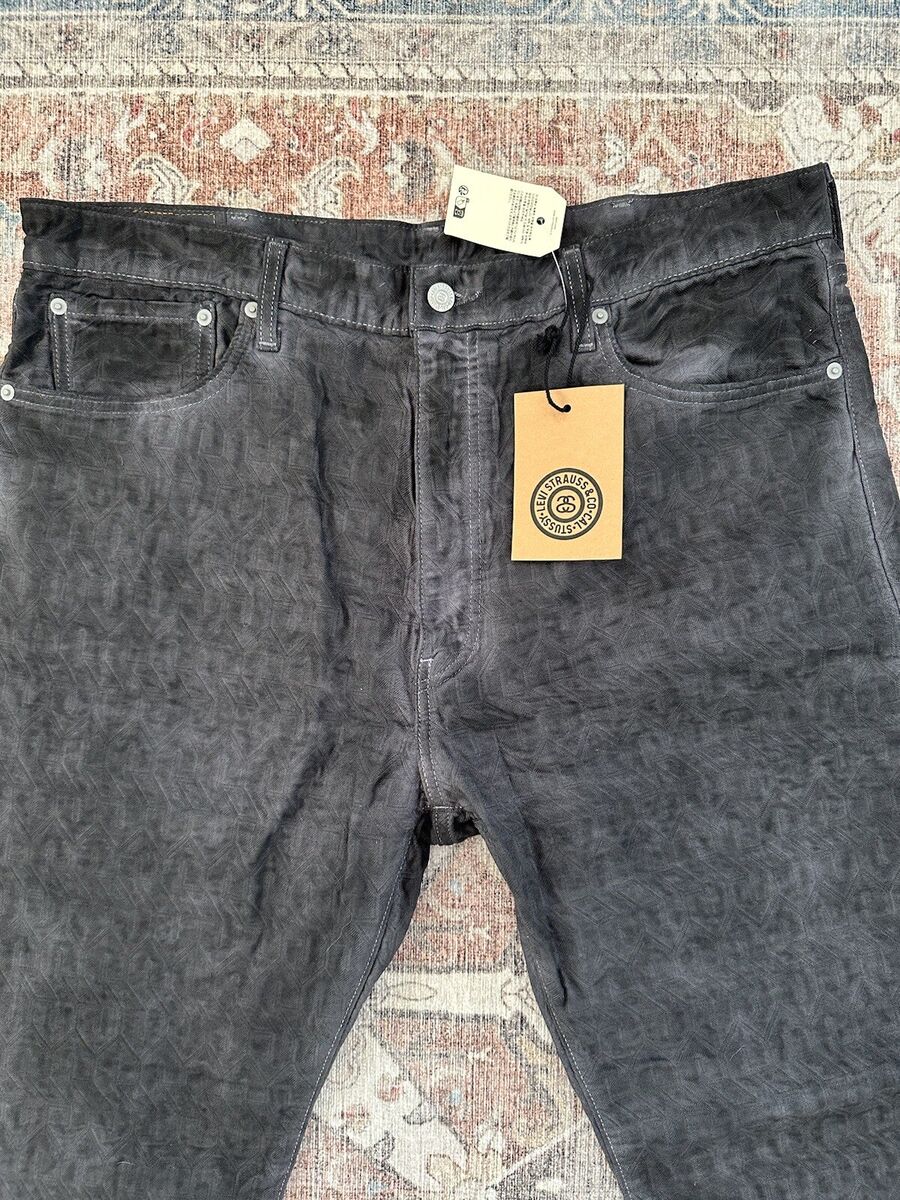 Stussy x Levi's Jacquard Jeans Black Size 38x32 | eBay Stussy x Levi's Jacquard Jeans Black Size 38x32 | eBay
