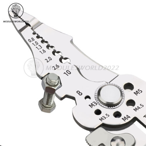 Wire Stripper Pliers Multifunctional Electric Cable Stripper Crimper Cutter Tool - Picture 12 of 14