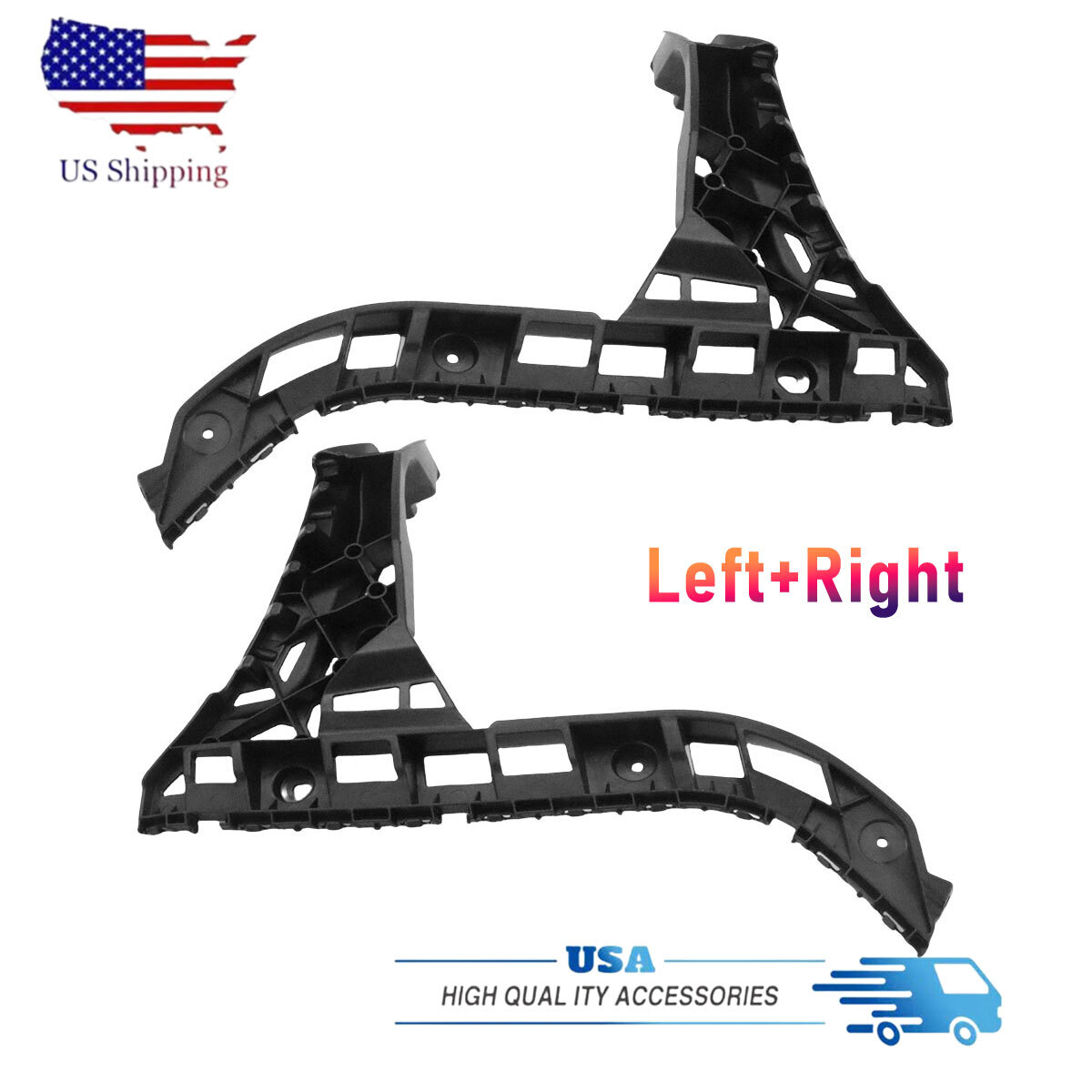 2015-2018 Volkswagen Jetta Rear Left & Right Outer Bumper Guide