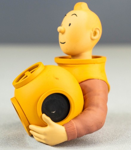 Statuette Pixi Regout 30011 Tintin Diver Bust 1993 Metal Figurine R. Rackham - Picture 3 of 10