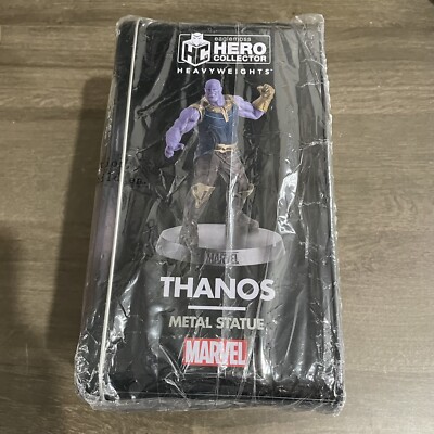 Hero Collector Marvel Heavyweights Collection - Statuetta Metallica Thanos In Scala 1:18 Con Guanto Dell'Infinito, Collezionabile Eaglemoss [Edizione Speciale