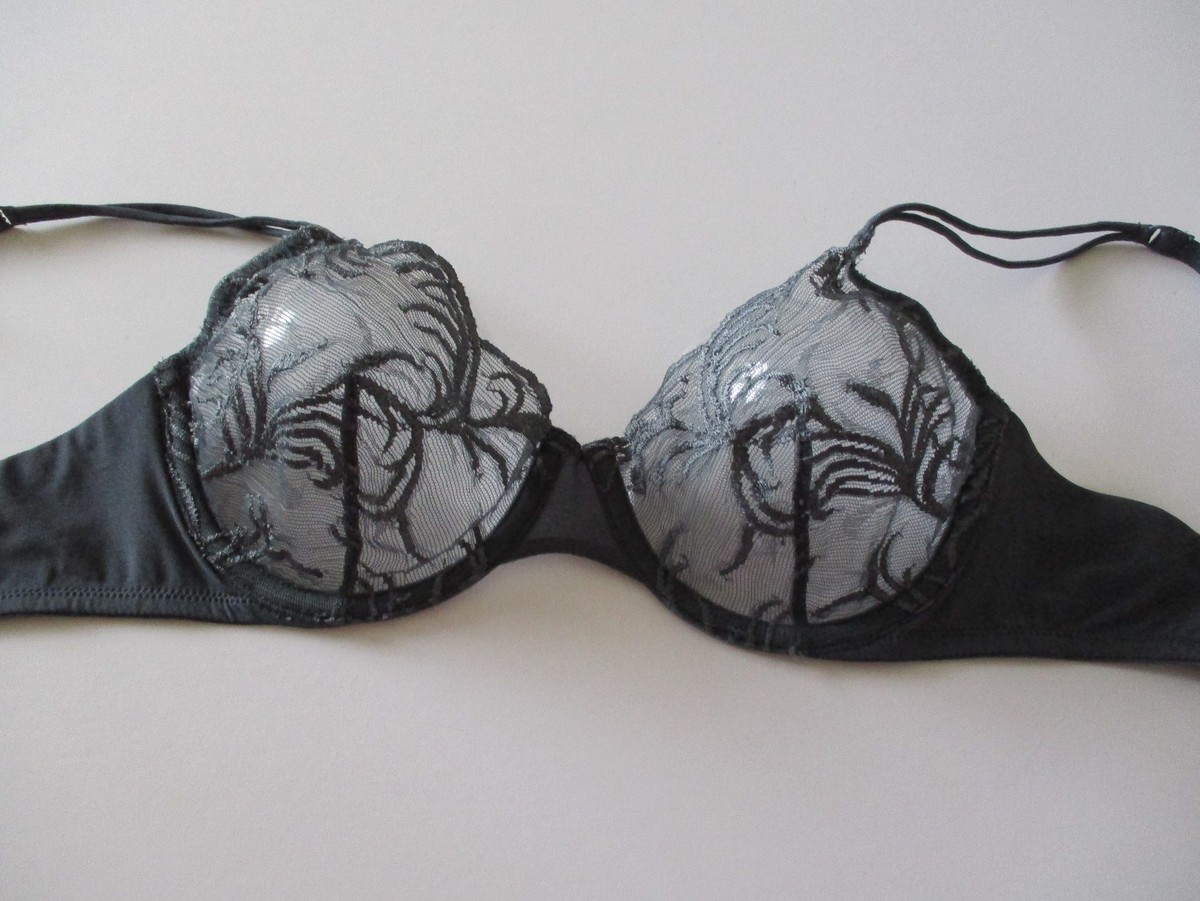 La Perla Zephyra Underwire Bra 906472 Grey 32, 34, 36 MSRP $248.00