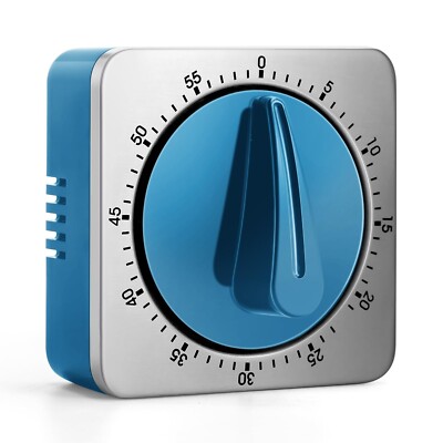 Kitchen Timers for Cooking, Chef Cooking Timer Clock with Loud Alarm,100% Mechan