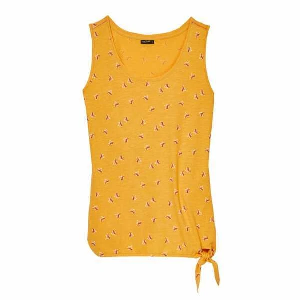 Neu Laura Torelli Damen Top Shirt mit seitlichem Knotendetail orange Gr. L - Bild 1 von 1