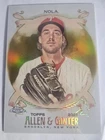 2021 Topps Allen & Ginter Chrome - Aaron Nola #215 Gold Refractor /50