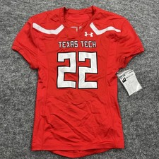 Texas Tech Red Raiders Jersey Mens Large Red Vortex Game Football 22 Under Armor