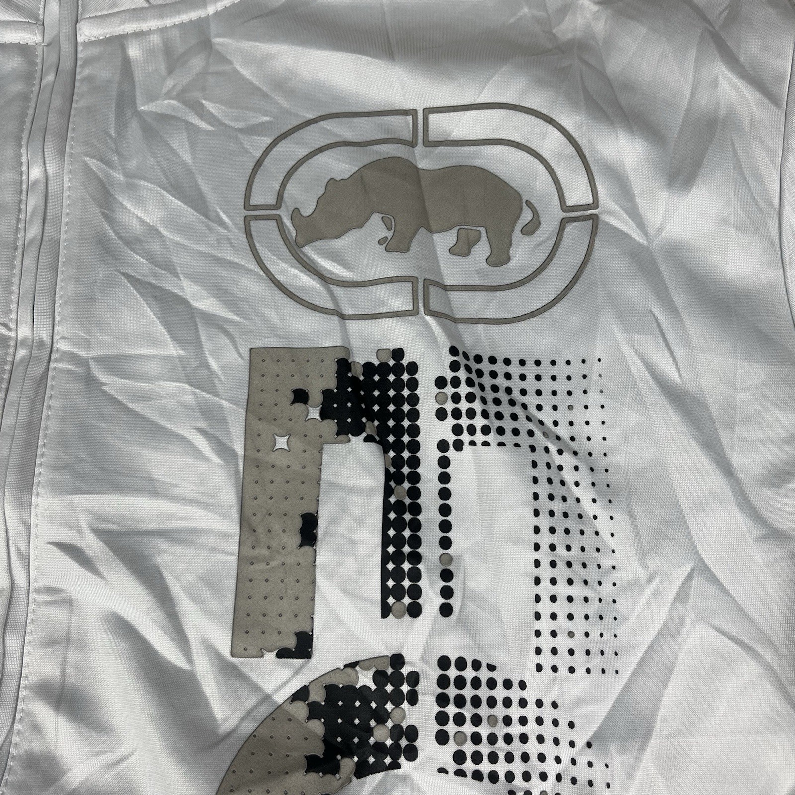 Ecko Function White Full Zip Track Jacket Y2K Str… - image 4