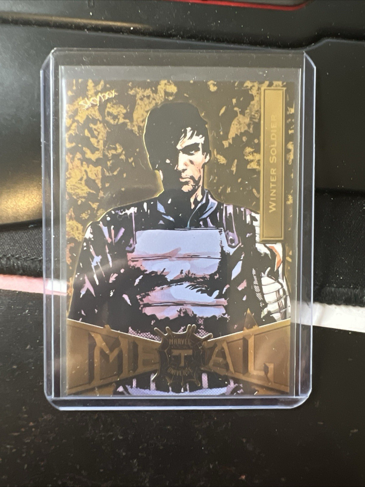 2022 Marvel Spider-man Metal #99 Winter Soldier Gold Parallel Ka