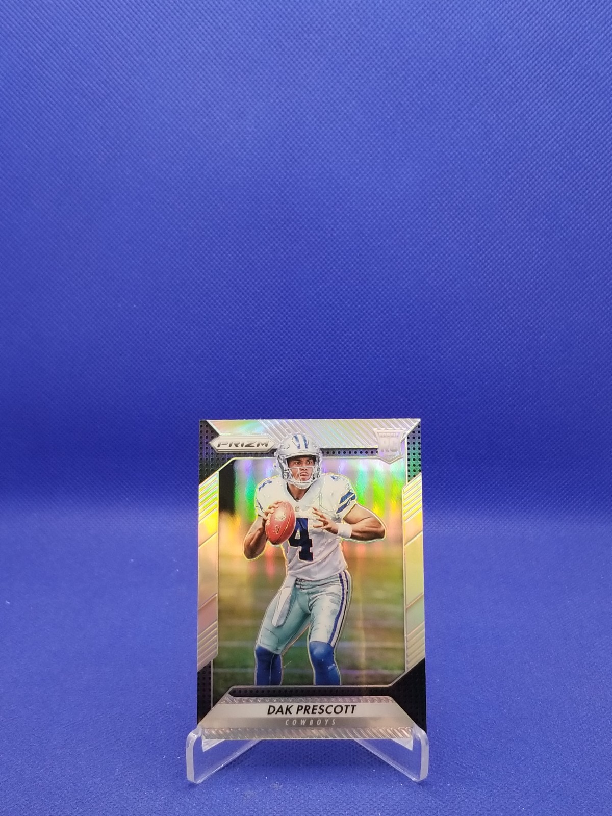 Dak Prescott 2016 Prizm Football Dallas Cowboys Rookie QB Silver Prizm RC #231
