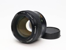 MINOLTA MC ROKKOR-PG 58mm F1.2 MF Prime Lens w/ Filter for SR Mount From JAPAN