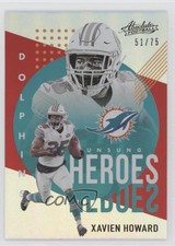 2021 Panini Absolute Unsung Heroes Spectrum Red 51/75 Xavien Howard #UH9 lh0