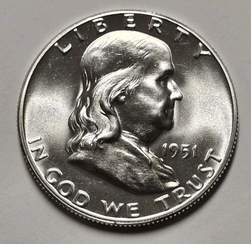 1951 Proof Franklin Half Dollar GEM
