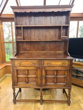 solid oak welsh dresser 19 th century nice condition 