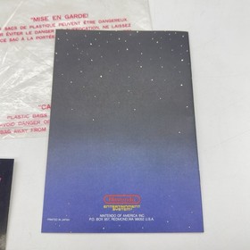 NES Nintendo Entertainment System Complete Set Console Manuals in Original Bag