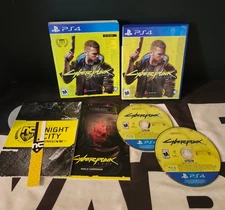 Cyber Punk PLAYSTATION PS4 Vintage Original w Case Inserts