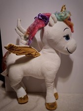 Barbie Dreamtopia Rainbow Unicorn Pegasus Plush Doll Stuffed Animal - 17" Height