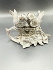 Love Birds Salt And Pepper Shakers Weidlich Bros Co. MCM Vintage Silverplate — photo 7