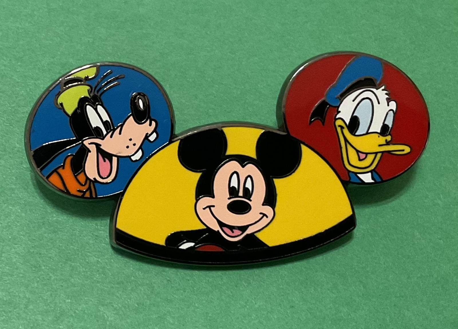 Disney Pin 47730 Mickey, Donald and Goofy - Ear Hat