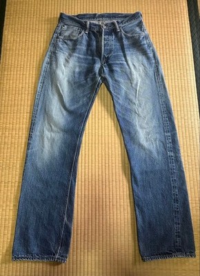 Warehouse Dubble Works W32 Straight Denim Jeans Blue Made In JAPAN
