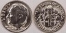 United States 1973 D 10 Cents Roosevelt Dime KM#195a Clad Torch Olive Oak Branch Denver Roosevelt
