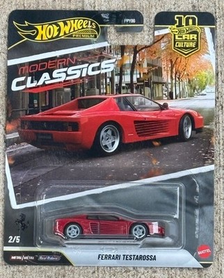 2026 HOT WHEELS CAR CULTURE MODERN CLASSICS FERRARI TESTAROSSA