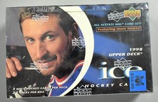 1997-98 Upper Deck Ice Hockey Factory Sealed Wax Box Hobby 24 Packs Gretzky Jagr