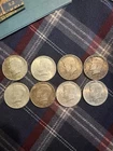 1964 Kennedy Half Dollar Silver Coin Lot Of 8