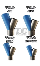 Y pipe jig exhaust fabrication (4 pack 4", 3.5", 2.75" & 2.37") 2-1 collector