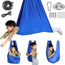 200kg Kinder Therapie Schaukel Hängematte Therapieschaukel 360°Drehend 280x150CM