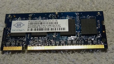 Nanya PC2-5300 DDR2-667 Computer Memory (RAM) 512 MB Total