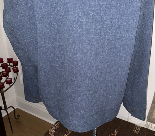 NEW Rag & Bone Phillips Navy Speckled Zip Up Jacket Sz 2XL NWT $598 image 10