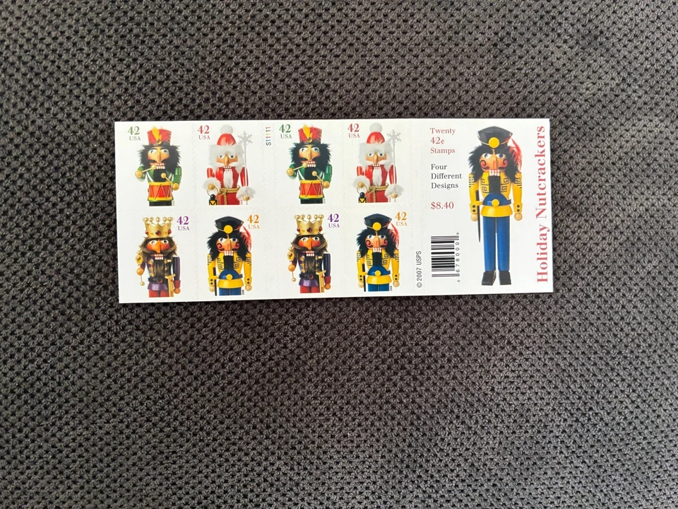 Scott 4364-67 Nutcracker - 3 Versions Booklet (20),  Plate Block (20), Pane (18) - Image 3 of 4