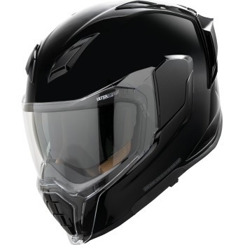 Icon Ultraflite Helmet Full Face - Solid Gloss Black - Adult Size Medium