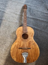 Vintage Elbazzini Parlour Guitar 1950's.