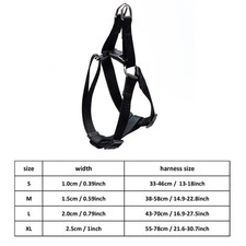 Dog Harness Dog Vest Strap Adjustable Triangular Breathable Nylon Harness Dogs P