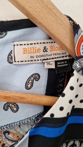Womens billie& blossom short-sleeved summer dress size 14 - Picture 3 of 4