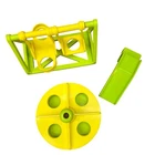 Vintage Fisher Price Little People Playground Swing Slide Merry Go Round Lot