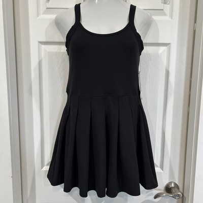 Velocity Nude Tech Black Stretch One and Done Dress Skort Undershorts Women's XL