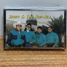 Jerry & The Ruff-Nex: Pensando En Ti Cassette 1994, Mexican Spanish - NEW SEALED